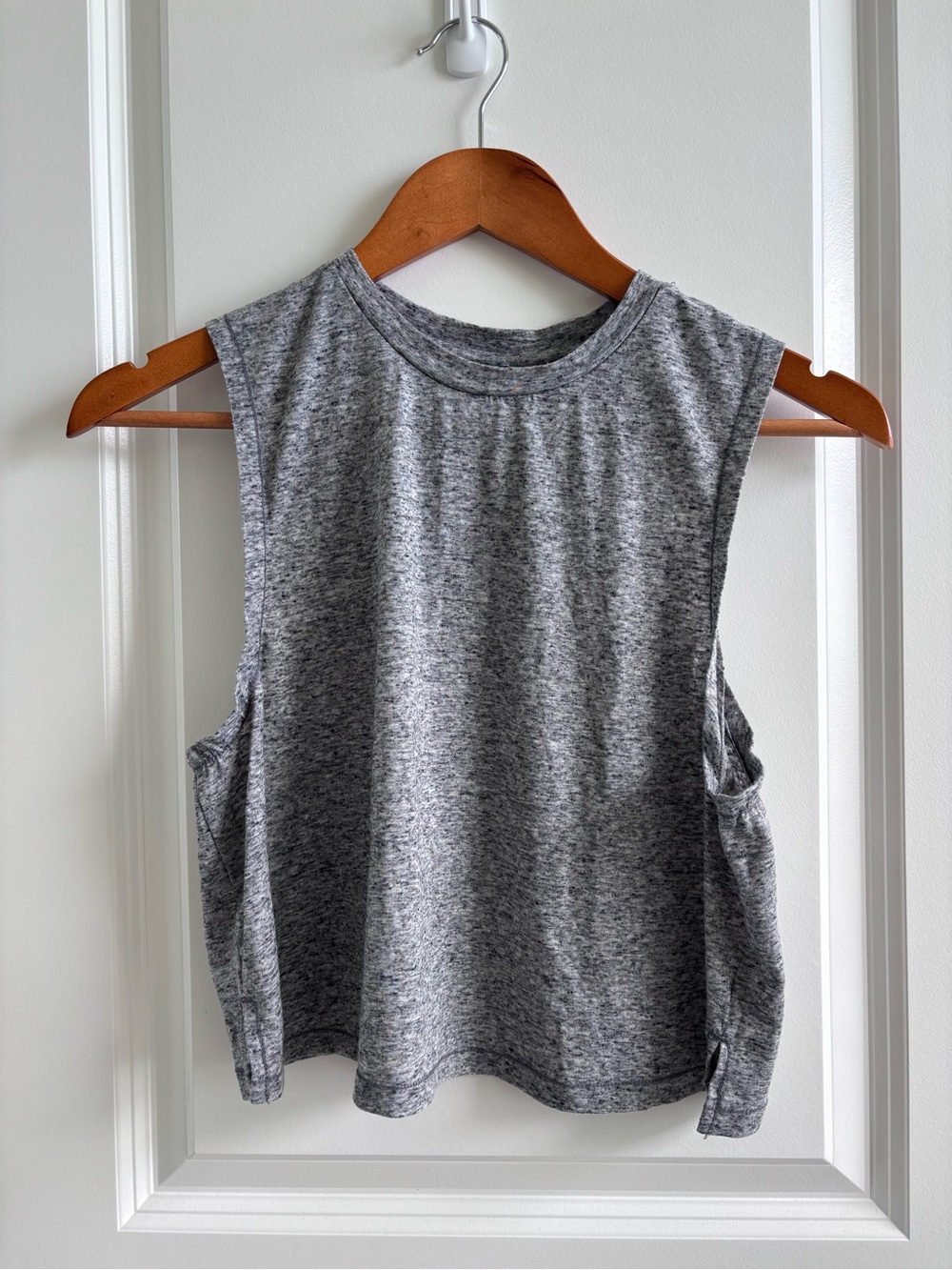 Girl’s Heather Gray Sleeveless Tank Top